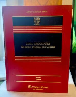 Civil Procedure: Doctrine Practice & Context 4th E Casebook Series